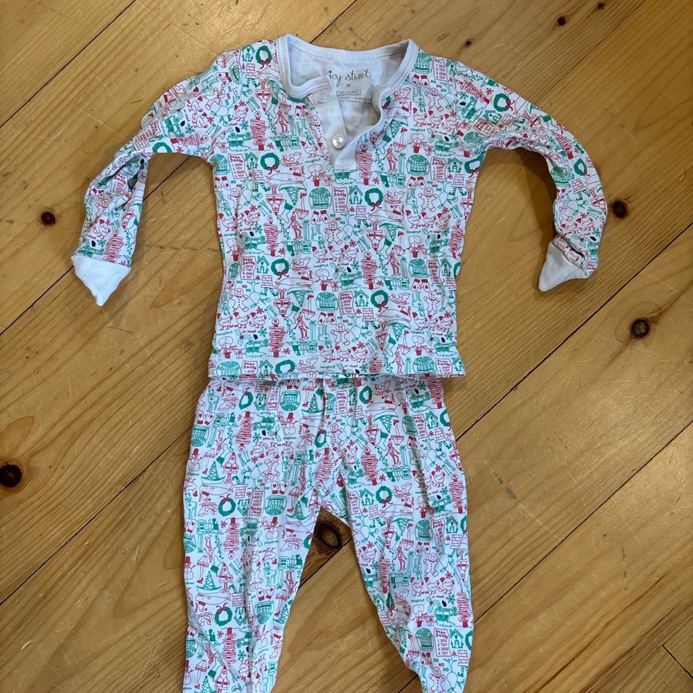 Joy Street Kids 2T Soft Christmas Pajamas